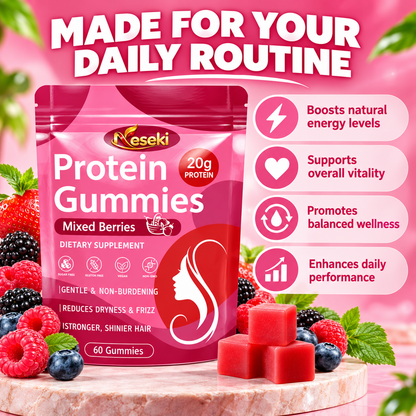 Protein Gummies – Mixed Berry Flavor