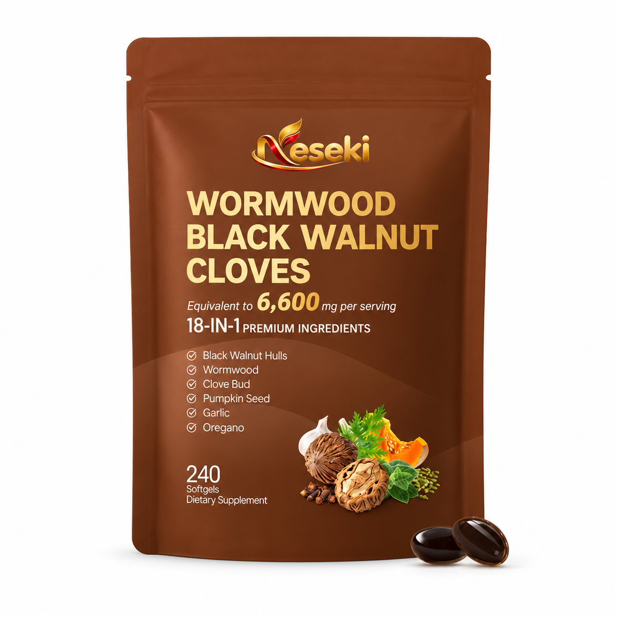Black Walnut Wormwood Capsules
