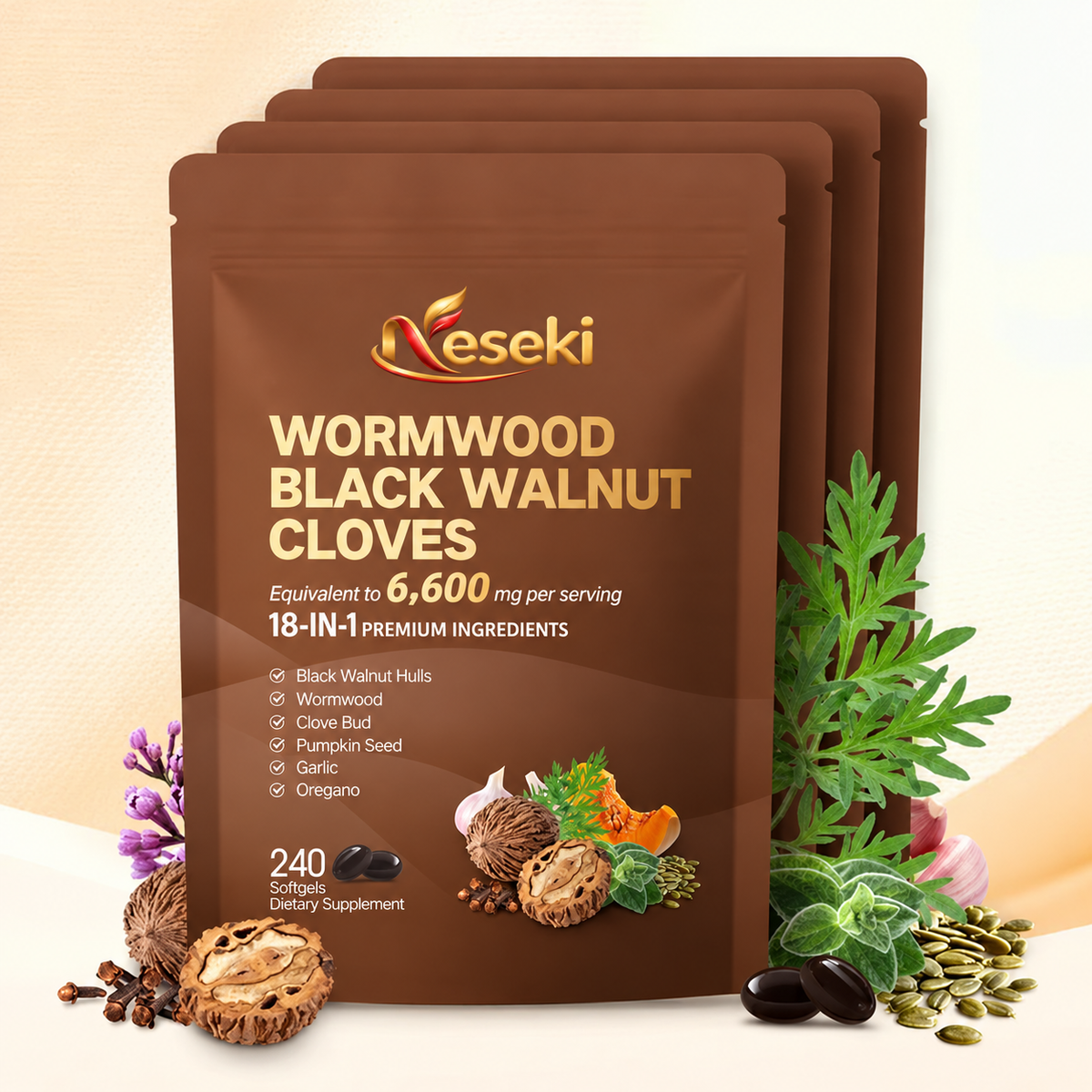 Black Walnut Wormwood Capsules