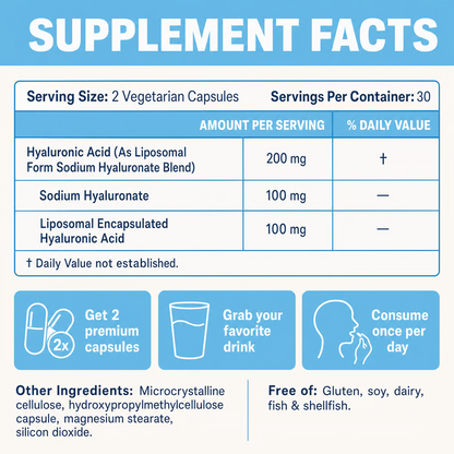 Liposomal Hyaluronic Acid 200mg